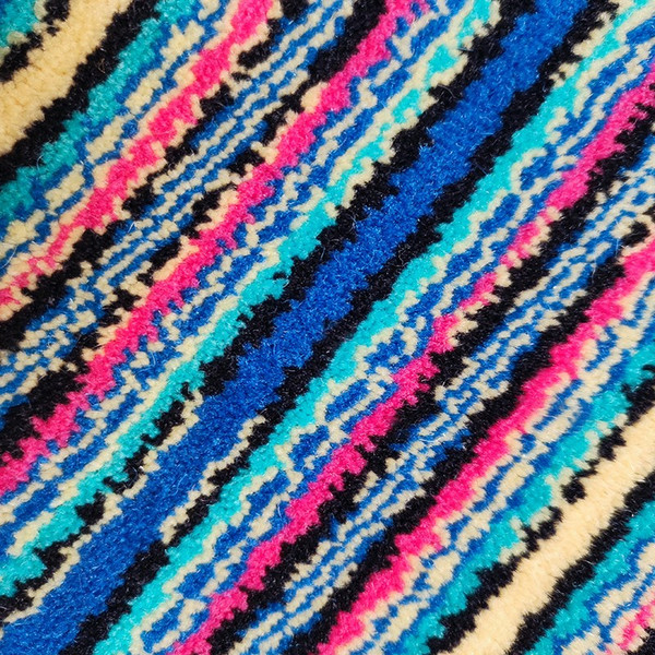 1990s Gorgeous Woolen Rug by Ottavio Missoni. Made in Italy