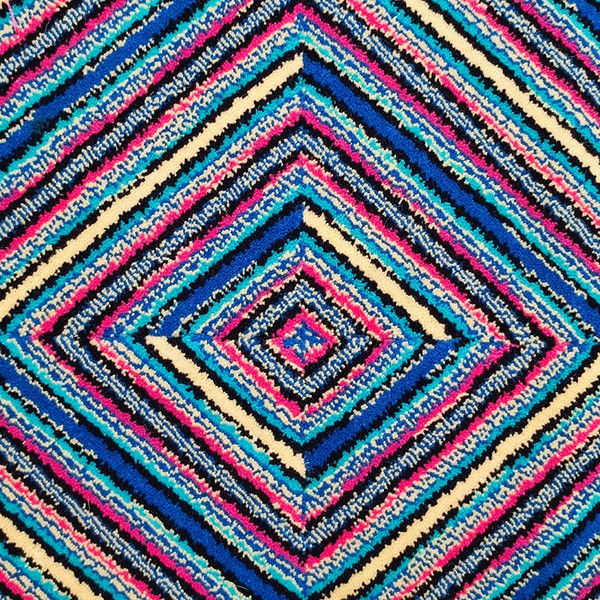 1990s Gorgeous Woolen Rug by Ottavio Missoni. Made in Italy