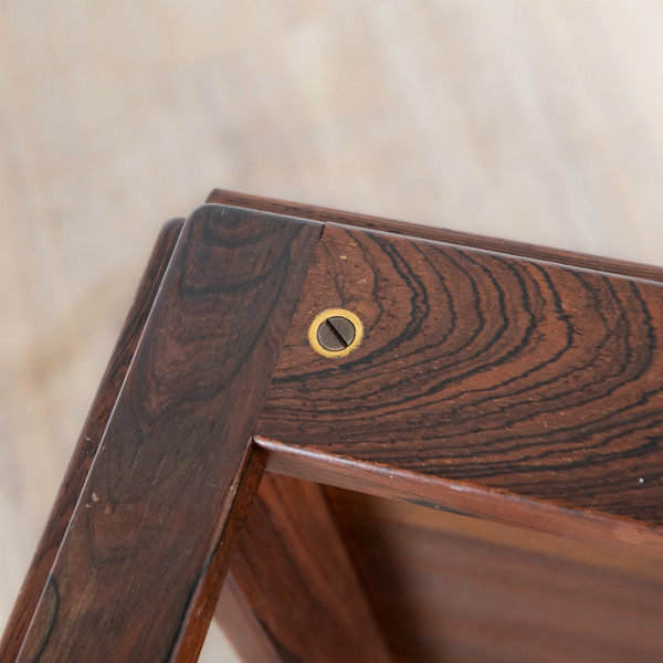 Pair of CFC Silkeborg rosewood bedside tables, Denmark, 1970s