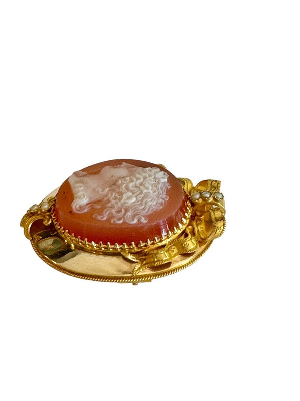 Gold Parure, Cameos On Agate Napoleon III