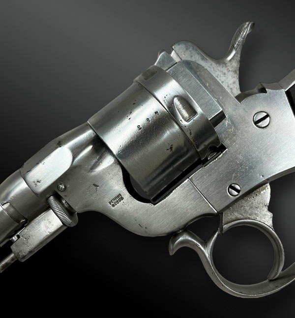 REVOLVER Perrin Modell 1859, 2. Typ – Paris, Frankreich – 19. Jahrhundert