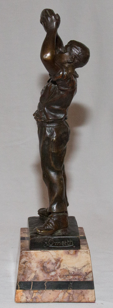 Bronze The Drinker G Omerth Circa 1920