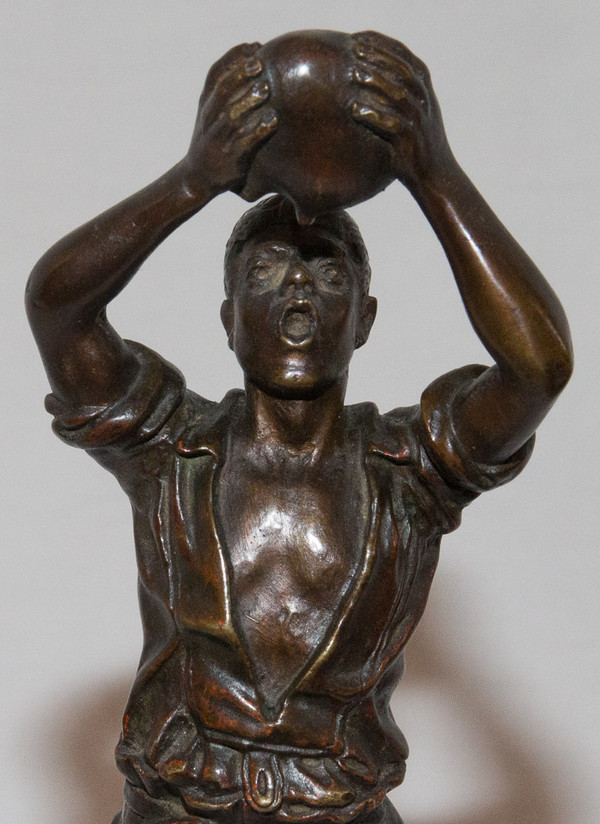 Bronze The Drinker G Omerth Circa 1920