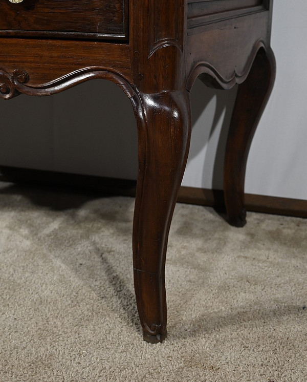 Sauteuse Commode in Amaranth and Mahogany, Louis XV – 18th Century