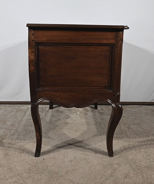 Sauteuse Commode in Amaranth and Mahogany, Louis XV – 18th Century