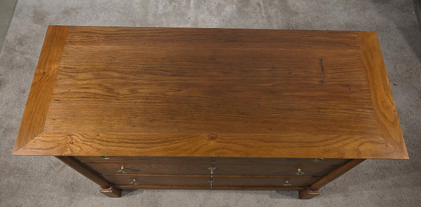 Small Oak Property Chest of Drawers, Empire Period – Early 19th Century