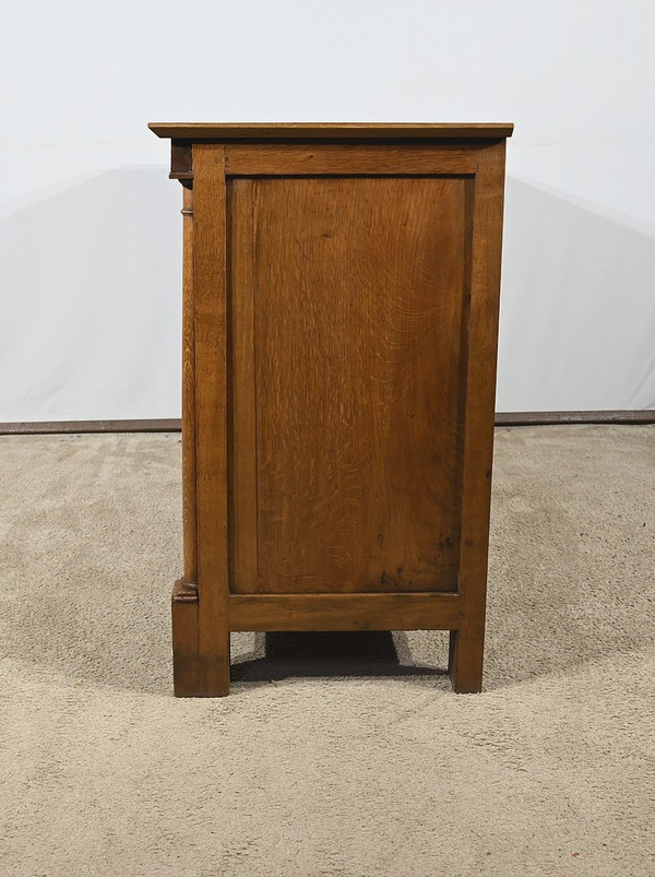 Small Oak Property Chest of Drawers, Empire Period – Early 19th Century