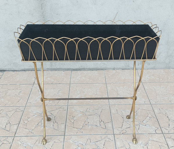 Brass planter in the style of Maison Jansen 1960