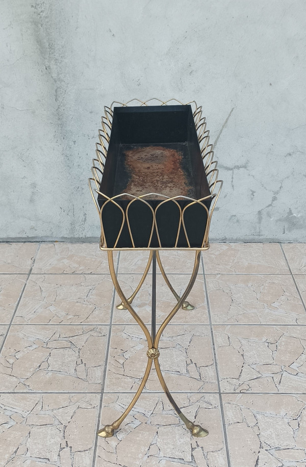 Brass planter in the style of Maison Jansen 1960