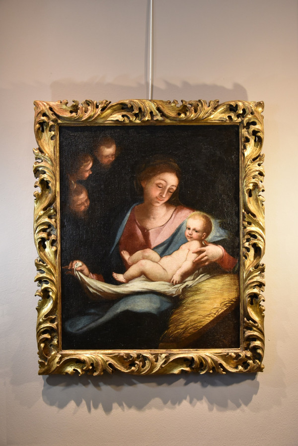 Madonna con Bambino, Anton Maria Piola (Genova, 1654 – 1715) cerchia