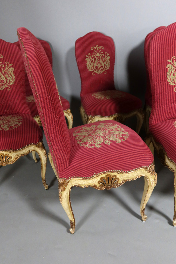 Chaises de salle à manger style Louis XV