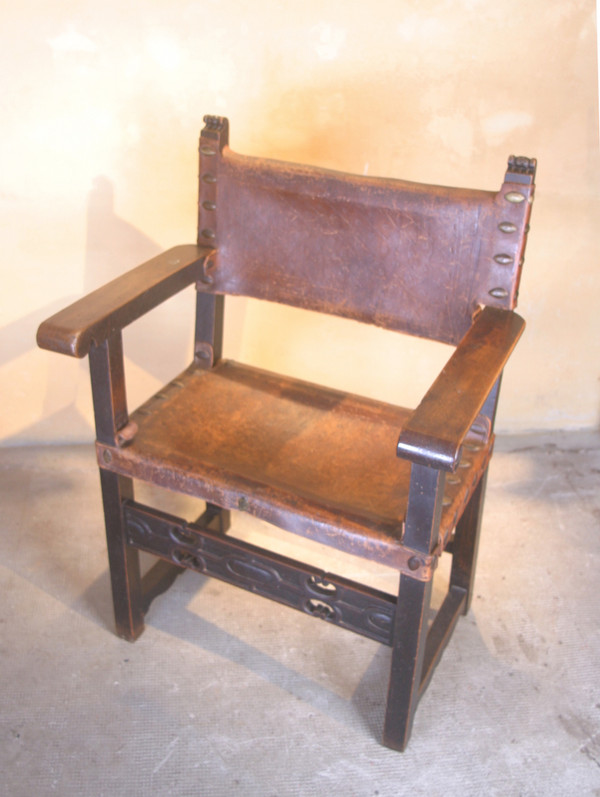 Large Fauteuil à bras Haute Epoque