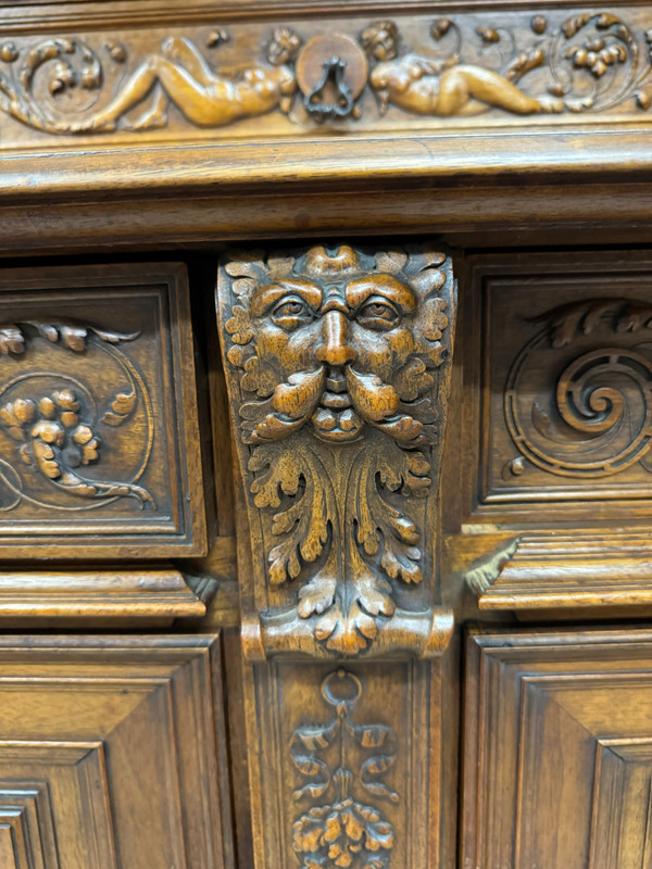 TWO-BODY CARVED RENAISSANCE BUFFET