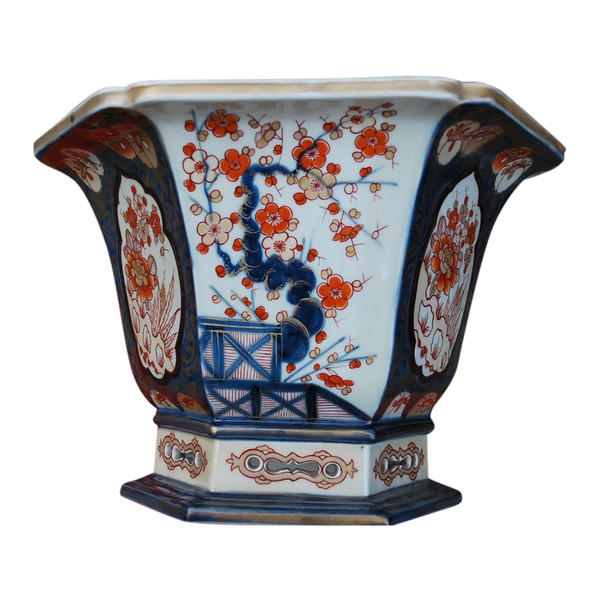 Großer Imari Topf Oder Blumenkasten Von Samson