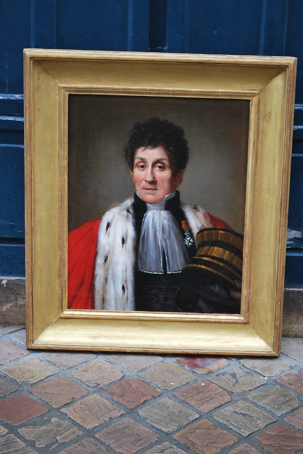 Portrait of a High Magistrate Empire Period Early 19th Century