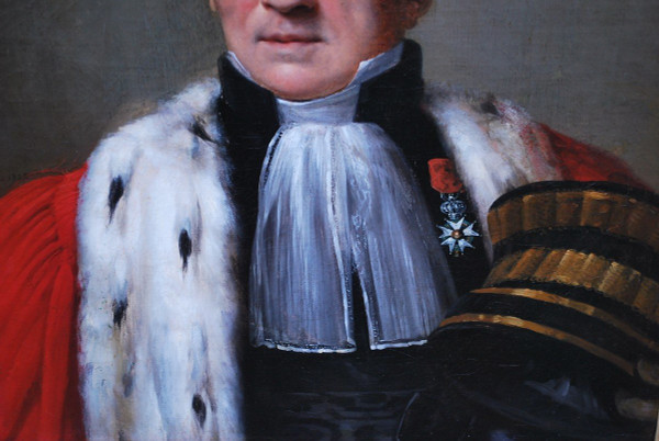 Portrait of a High Magistrate Empire Period Early 19th Century