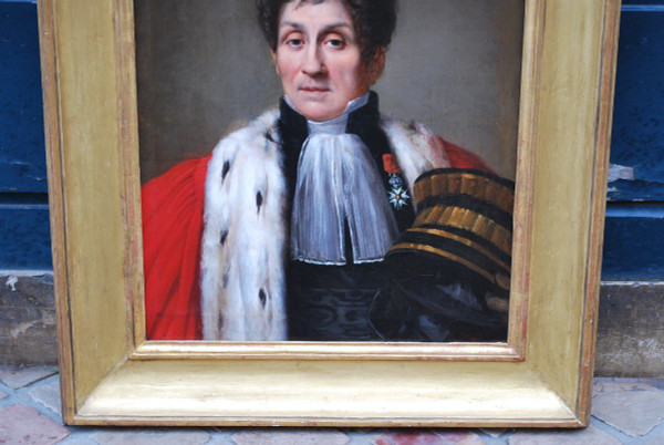 Portrait of a High Magistrate Empire Period Early 19th Century