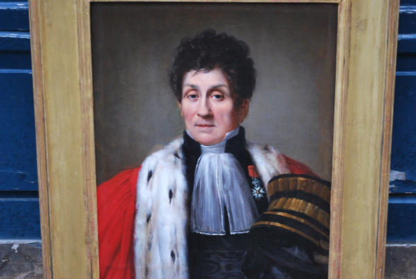 Portrait of a High Magistrate Empire Period Early 19th Century