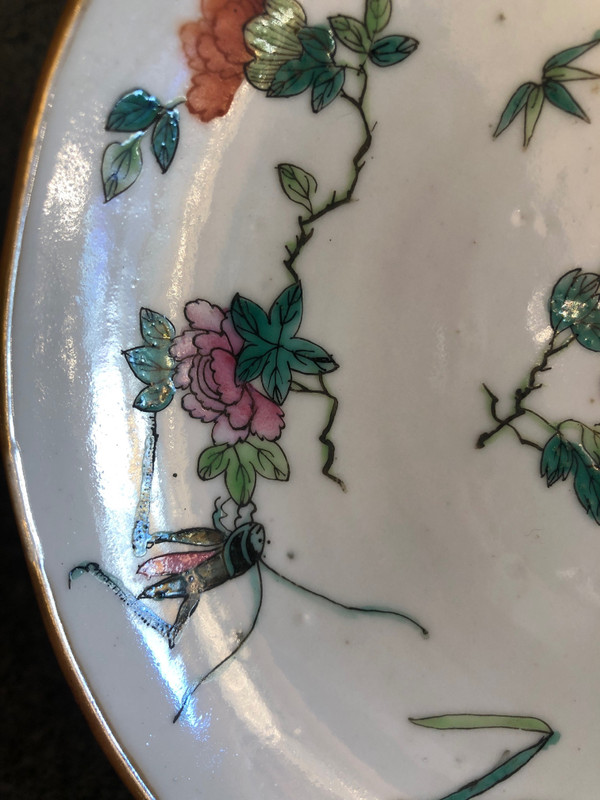 Small Porcelain Plate. China, 19th century