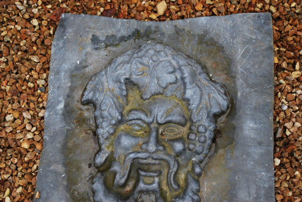 Masque De Bacchus En Plomb