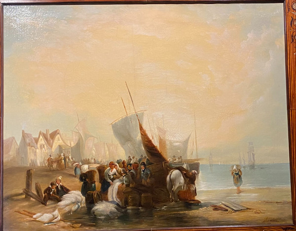 Pittura firmata Jules Noël