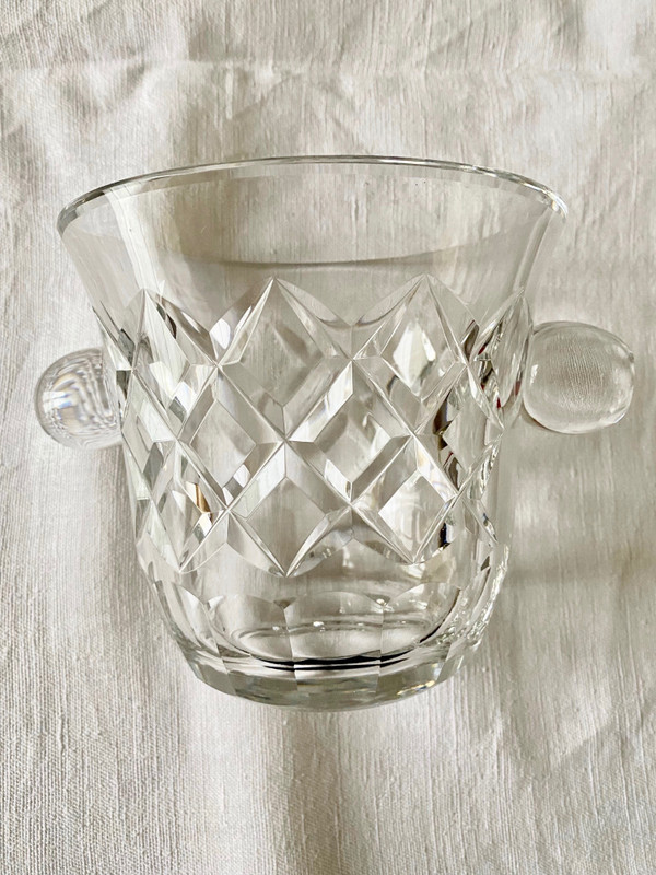 Sèvres crystal ice cube bucket