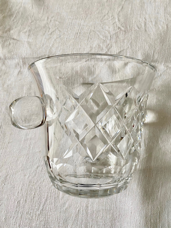 Sèvres crystal ice cube bucket