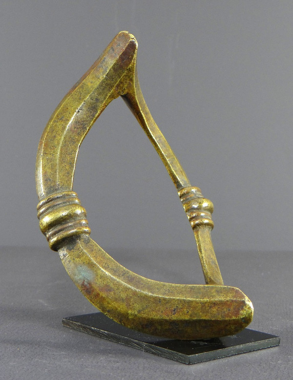 Ivory Coast, Senoufo People, Early 20th Century, Bronze Anklet.