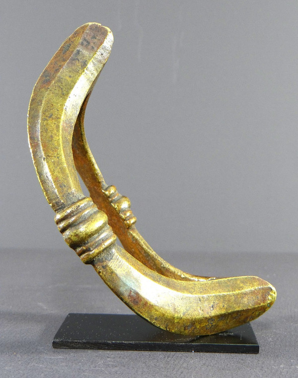 Ivory Coast, Senoufo People, Early 20th Century, Bronze Anklet.