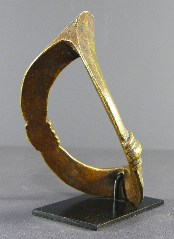 Ivory Coast, Senoufo People, Early 20th Century, Bronze Anklet.