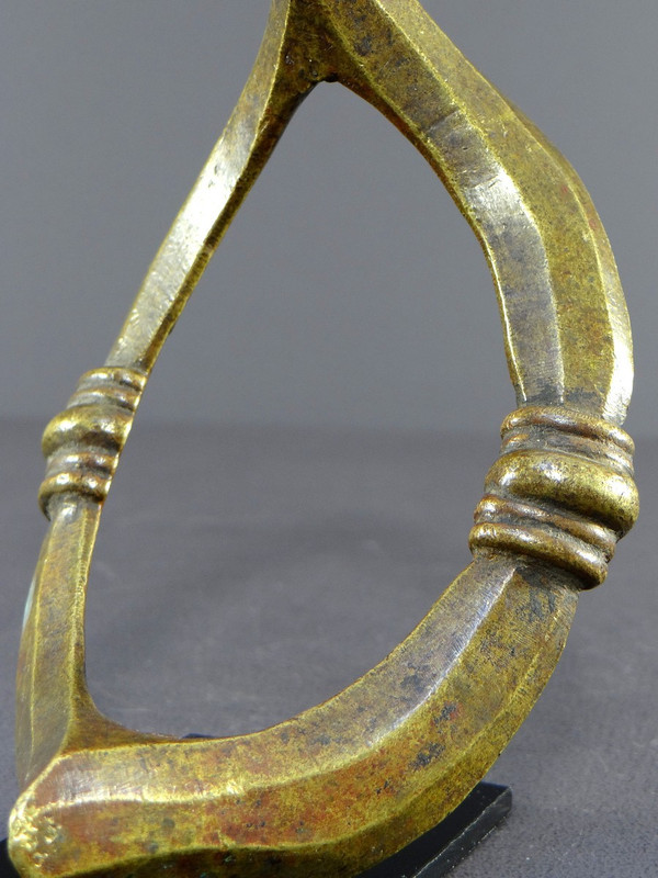 Ivory Coast, Senoufo People, Early 20th Century, Bronze Anklet.