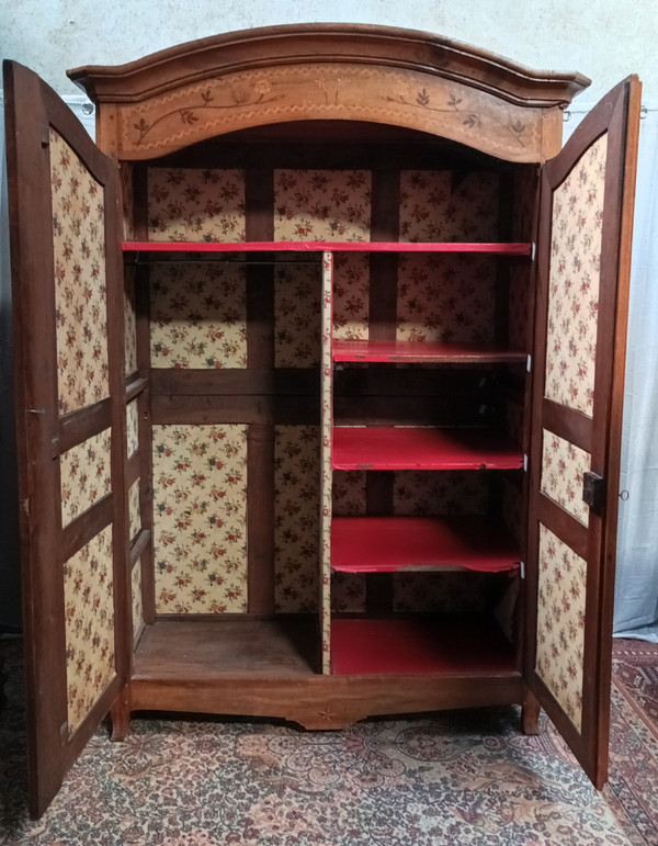 Louis XV walnut wardrobe