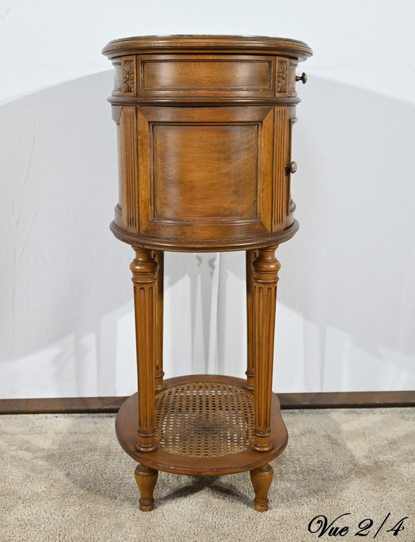 Petite Table Tambour en Hêtre, style Louis XVI – 1920