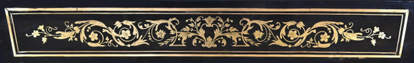 Blackened Pear Wood Support Unit, Napoleon III Period – Mid-19th Century