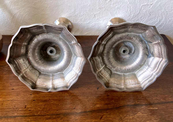 Pair of candle holders