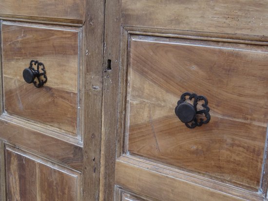 Portes de communication ancienne époque XVIIIème en noyer Boiserie Porte