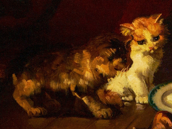 Kittens Att. Brunel De Neuville (1852/1941)