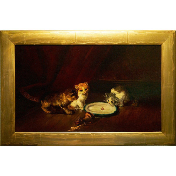 Kittens Att. Brunel De Neuville (1852/1941)