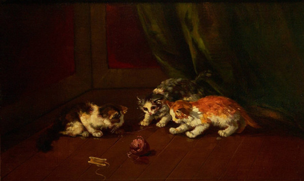 Kittens Att. Brunel De Neuville (1852/1941)