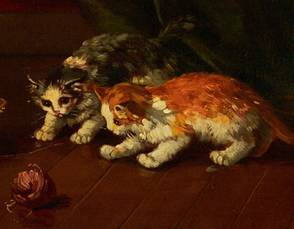 Kittens Att. Brunel De Neuville (1852/1941)