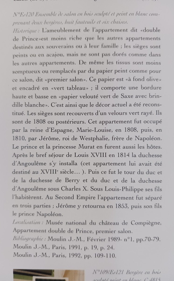 Pierre Benoit Marcion - imperial chair delivered for Compiègne in 1808