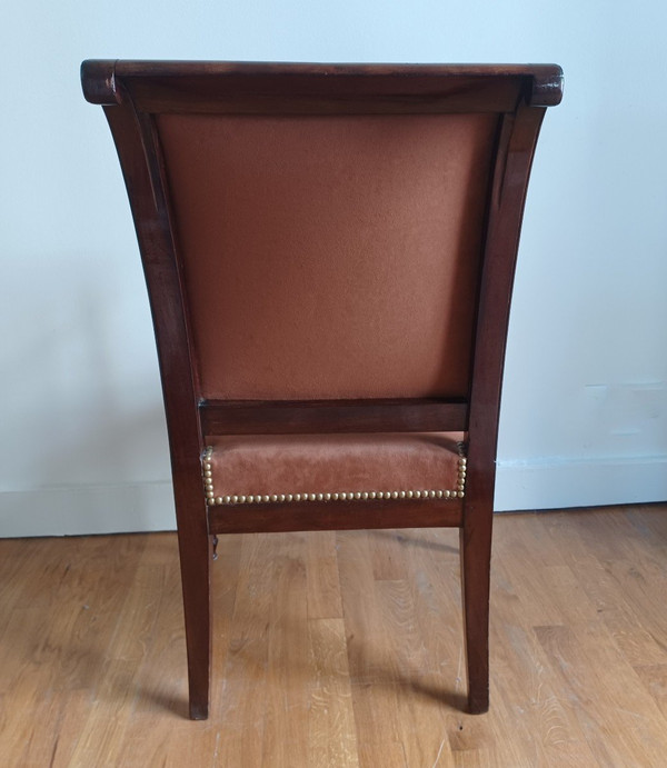 Jacob Frères (1796 - 1803), attributed to - Etruscan armchair - mahogany and mahogany veneer