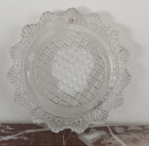 Baccarat - cristallo-ceramica con profili di Napoleone e ML - collezione Brouwet - Impero, 1810 ca.