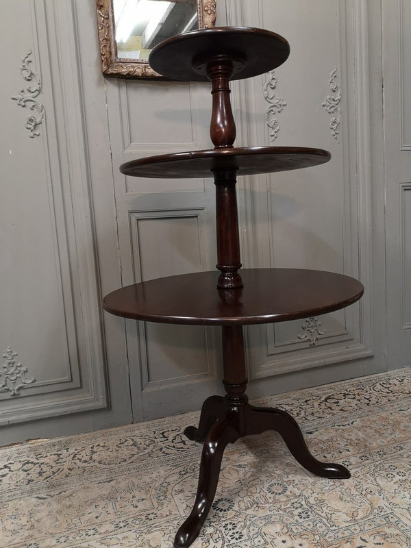 Mute Servant in Solid Mahogany. Late 18th Century Period