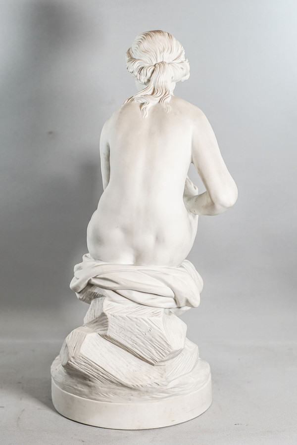 DIE TOILETTE, Biscuit nach James PRADIER