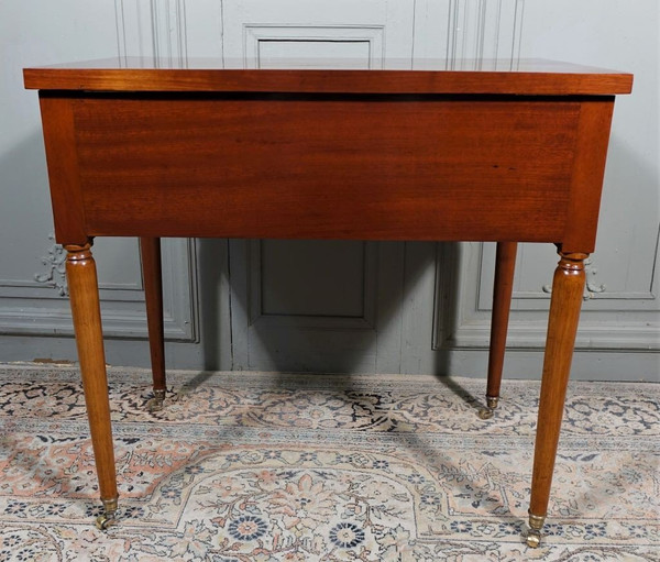 Louis XVI Period Men's Dressing Table In Mahogany