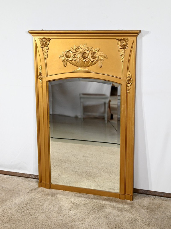 Gilded Wood and Staff Mirror, Louis XVI style - 1930