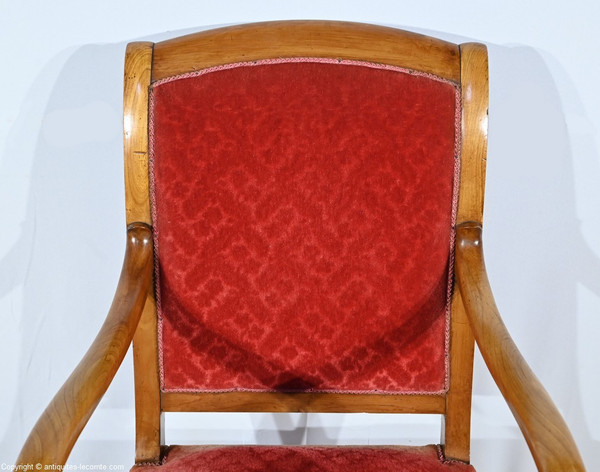 Paire de Fauteuils en Merisier, époque Louis Philippe – 1ère Partie XIXe