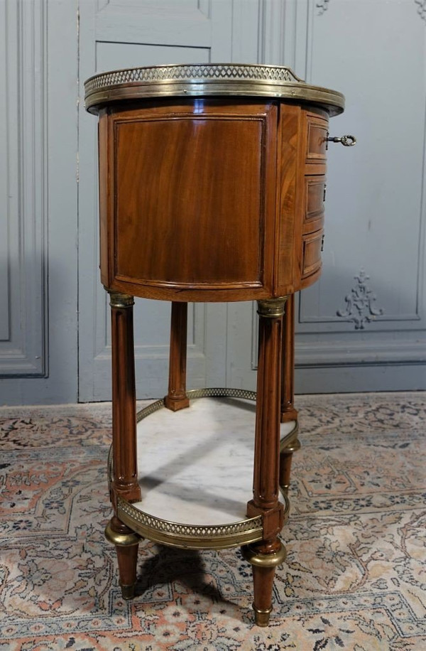 Table Chiffonnière d'époque Louis XVI En Acajou