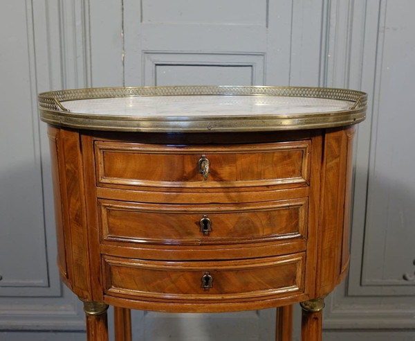 Table Chiffonnière d'époque Louis XVI En Acajou